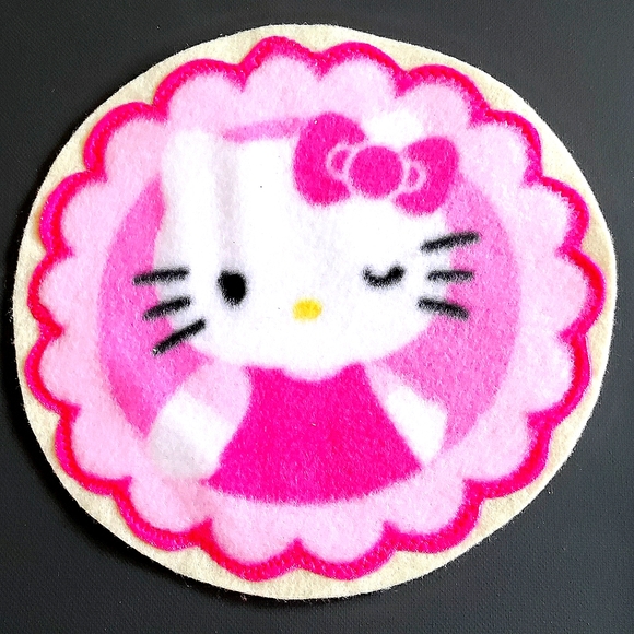 NEW Lot of 2 Hello Kitty Patches/Emblems/Appliqués! Rare Ones! Sew-On - Picture 2 of 8